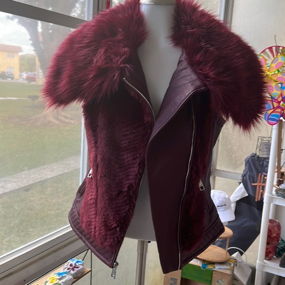 Guess Jackets & Blazers - NWT Guess faux fur and leather jacket /vest